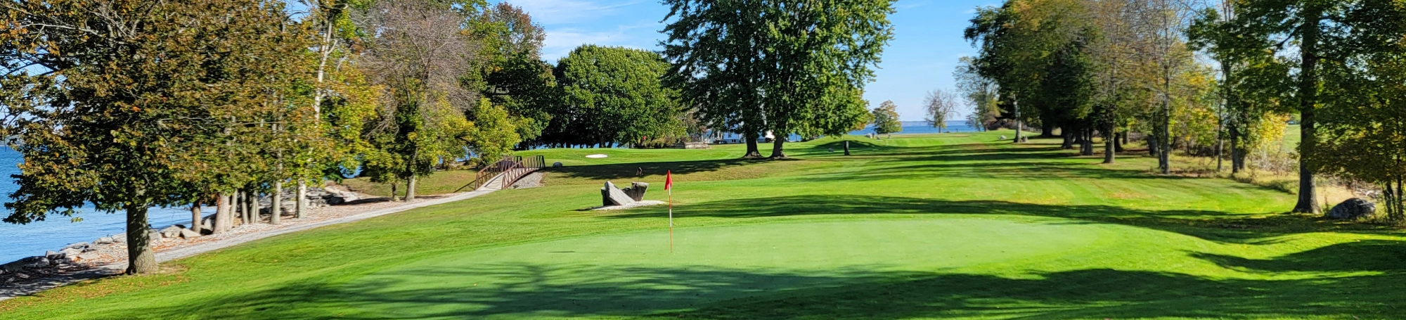Stunning view of golf green